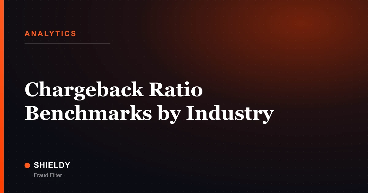 Chargeback Ratio Benchmarks by Industry