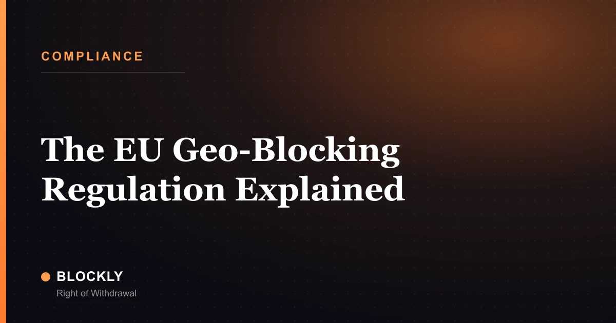 The EU Geo-Blocking Regulation Explained