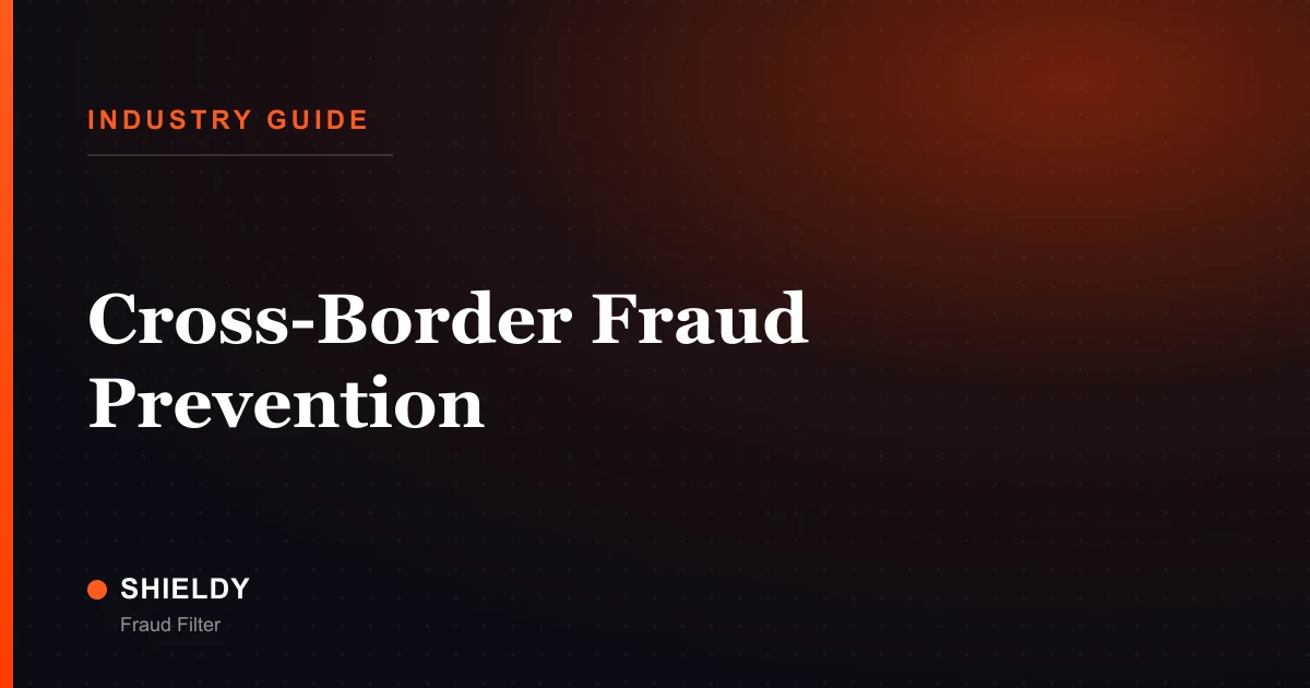 Cross-Border Fraud Prevention