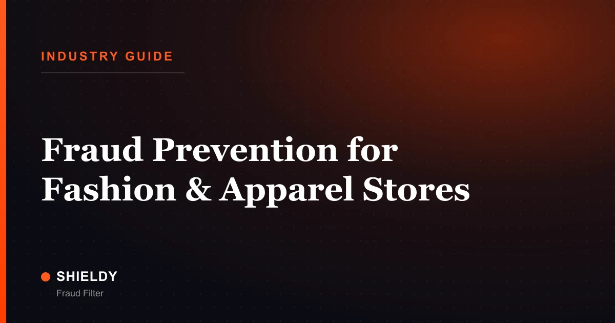 Fraud Prevention for Fashion & Apparel Stores