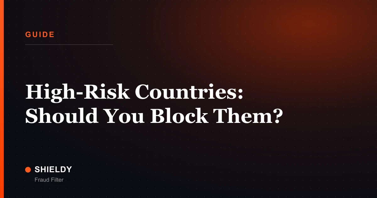 High-Risk Countries: Should You Block Them?