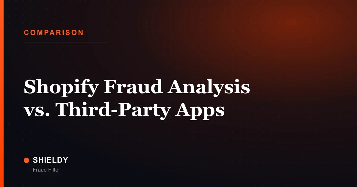 Shopify Fraud Analysis vs. Third-Party Apps